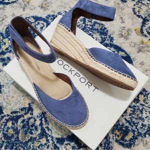Rockport Marah Wedge Espadrille Closed Toe Sandal